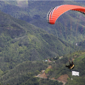 PARAGLIDING TANDEM FLIGHT, JUGRA HILL BANTING