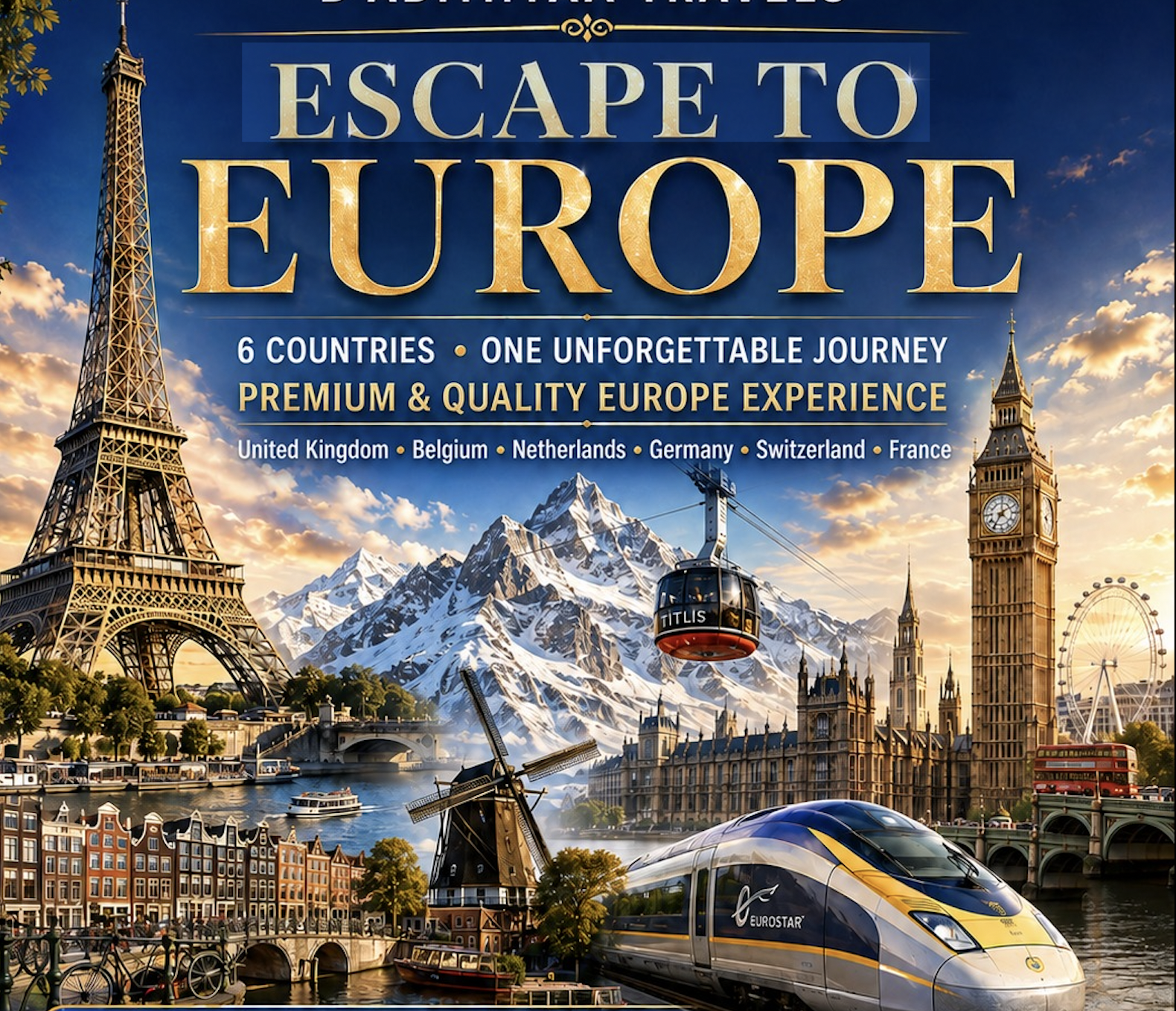 ESCAPE TO EUROPE 11D/9N
